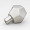 Gliderite Hardware 1-1/2 in. Faceted Knob Satin Nickel 5826-SN-1 - alternate 4